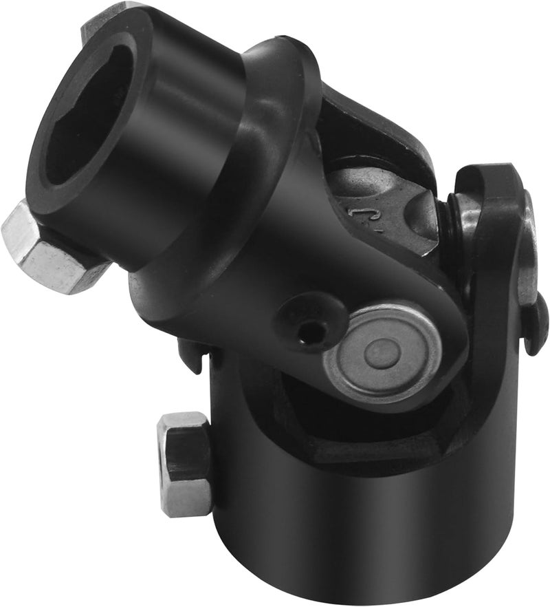 RABROPAR Store 1" DD X 3/4" DD Single Steering Shaft U Joint Coupler Black Steel Universal Coupling - Image 4